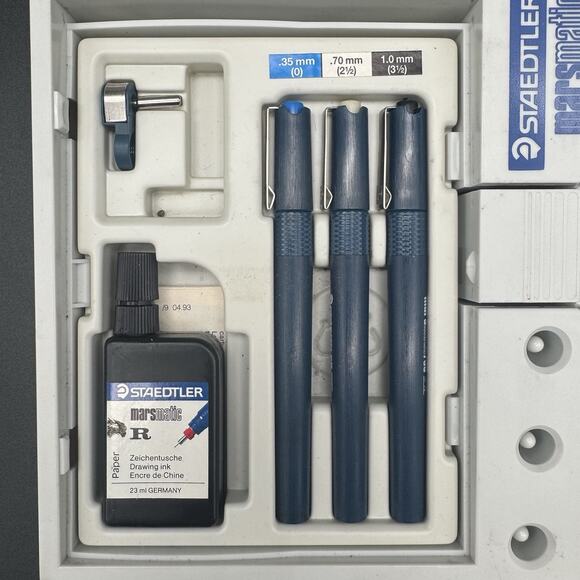 staedtler marsmatic 700 S3-ITT Mechanical Pencil Set Engineer Architect AS-IS - Picture 3 of 9